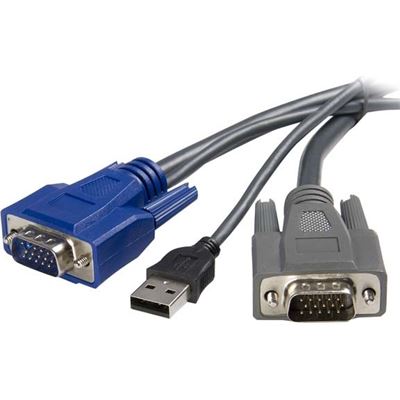 StarTech.com 1.5m Ultra-Thin USB VGA 2-in-1 KVM Cable (SVUSBVGA6)