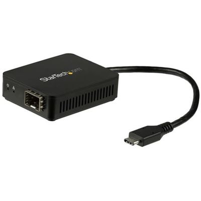 StarTech.com USB C to Fiber Optic Converter - Open SFP  (US1GC30SFP)