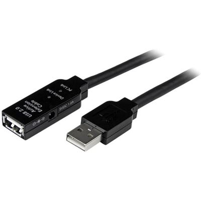 StarTech.com 15m USB 2.0 Active Extension Cable - M/F (USB2AAEXT15M)