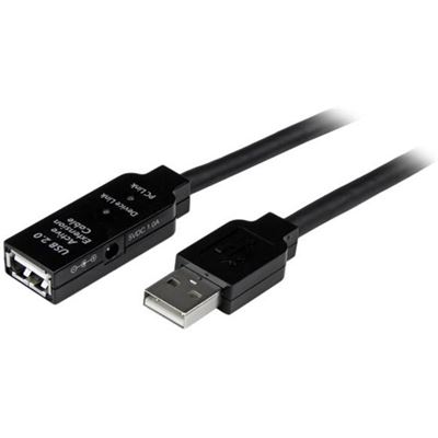 StarTech.com 20m USB 2.0 Active Extension Cable - M/F (USB2AAEXT20M)