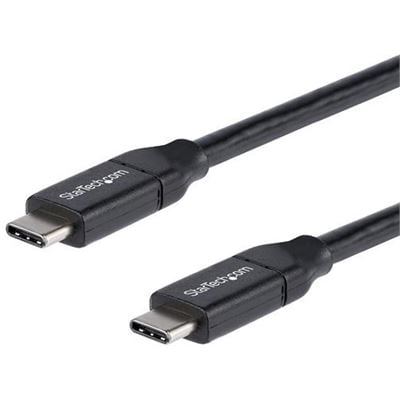 StarTech.com USB C to USB C Cable 6 ft / 2m w/ 5A Power (USB2C5C2M)