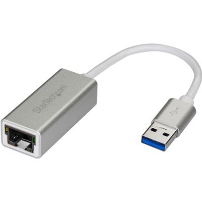 StarTech.com USB 3.0 to Gigabit Network Adapter - Silver (USB31000SA)