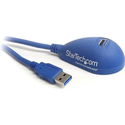 StarTech.com 5 ft Desktop SuperSpeed USB 3.0 Extension (USB3SEXT5DSK)