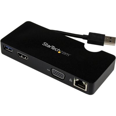 StarTech.com Universal USB 3.0 Laptop Mini Docking (USB3SMDOCKHV)