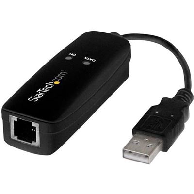 StarTech.com 56K USB Dial-up & Fax Modem - V.92 External (USB56KEMH2)
