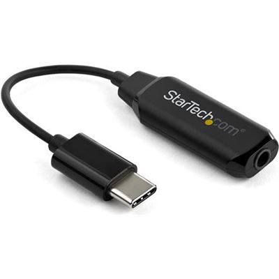 StarTech.com USB C to 3.5mm Audio Adapter - USB Type C to (USBCAUDIO)