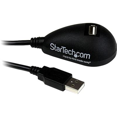 StarTech.com 5ft Desktop USB Extension Cable - A Male (USBEXTAA5DSK)