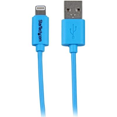 StarTech.com 1m 3ft Blue Apple 8pin Lightning to USB (USBLT1MBL)