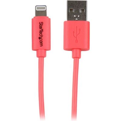 StarTech.com 1m 3ft Pink Apple 8pin Lightning to USB (USBLT1MPK)
