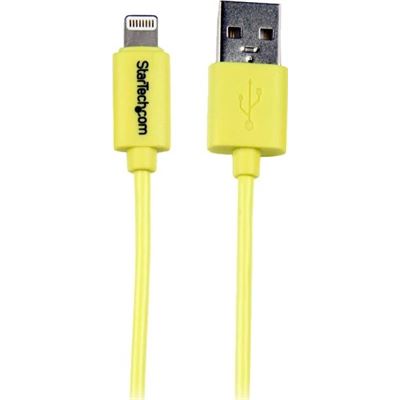 StarTech.com 1m 3ft Yellow Apple 8pin Lightning to USB (USBLT1MYL)