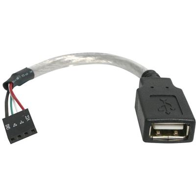 StarTech.com 6in USB 2.0 Cable - USB A Female to USB (USBMBADAPT)