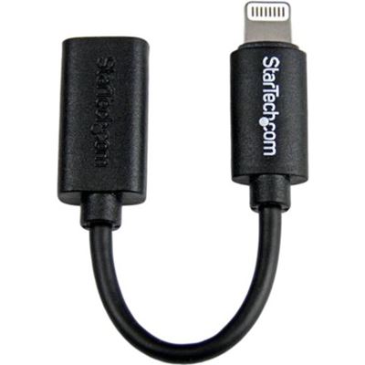 StarTech.com Black Micro USB to Apple 8-pin Lightning (USBUBLTB)