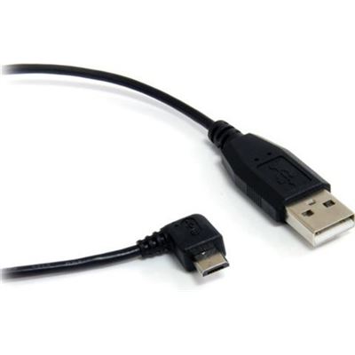 StarTech.com 6 ft Micro USB Cable - A to Right Angle (UUSBHAUB6RA)