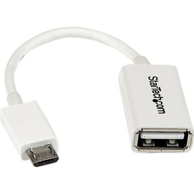StarTech.com 5in White Micro USB to USB OTG Host Adapter (UUSBOTGW)