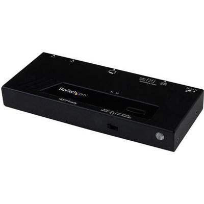 StarTech.com 2 Port HDMI Switch w/ Automatic and Priority (VS221HDQ)