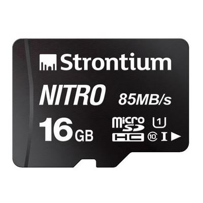 Strontium Technology Strontium Nitro 16GB micro SD (SRN16GTFU1QR)