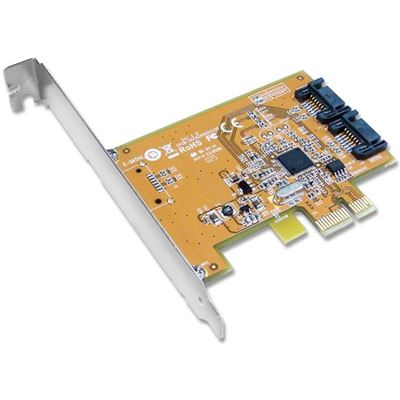 Sunix SATA2600 PCIE SATA 3.0 Card - 2 Internationalernal (SATA2600)