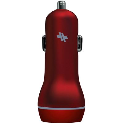 Swiss Mobility Swiss Dual Port 3.4A Car Charger - Red (SCDC234X-R)