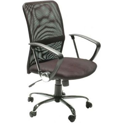 Sylex Stat Mid Back Chair - Black (FSSTAMBBK)
