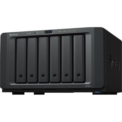 Synology DiskStation DS1621+ 6-Bay NAS Server, Quad Core (DS1621+)