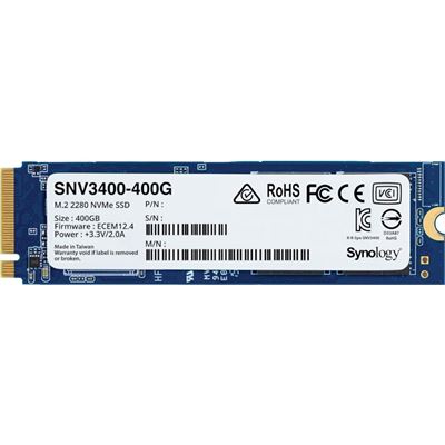Synology SNV3400 Series 400GB M.2 2280 SSD, NVMe (SNV3400-400G)