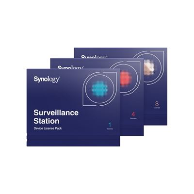 Synology Camera Licence 4 pack For installing additional (SW009)