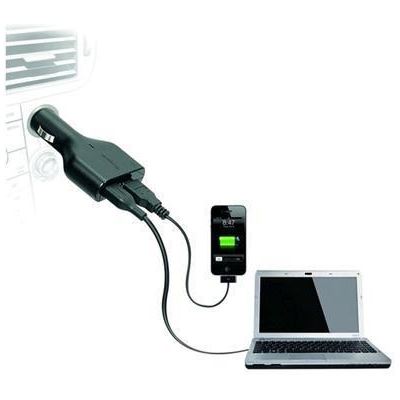 Targus Laptop Car Charger + Phone/Tablet Charge with (APD046AU-52)