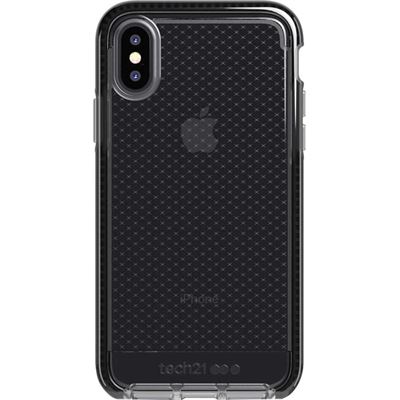 Tech21 iPhone XS Evo Check Case- Smokey/Black,Slim Profile (T21-6169)