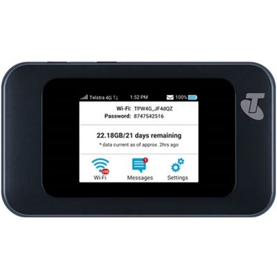 Telstra Pre-Paid 4GX Wi-Fi HotSpot Blue (MF985T) Locked to (MF985T)