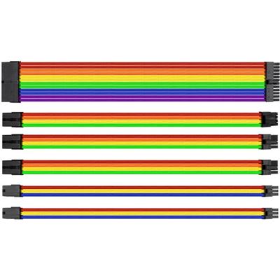 Thermaltake TtMod Sleeve Cable - Rainbow (AC-049-CN1NAN-A1)