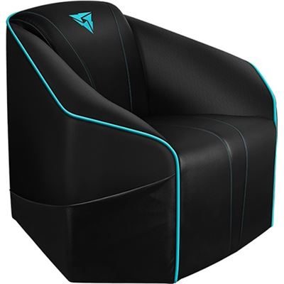 ThunderX3 US5 Console Couch - Black/Cyan (US5-BC)