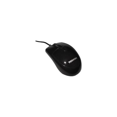 Toshiba USB Notebook Optical Mouse - Piano Black (PA3678A-1ETB)