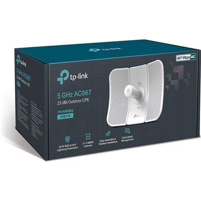 TP-Link 5GHZ AC 867MBPS 23DBI OUTDOOR CPE, 3YR WTY (CPE710)