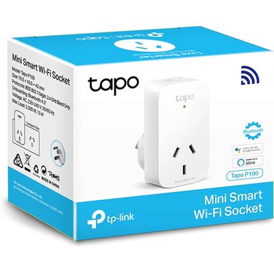 TP-Link Tapo P100(1-pack) Mini Smart Wi-Fi Socket (TAPO P100(1-PACK))