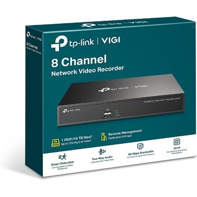 TP-Link 8 CHANNEL NETWORK VIDEO RECORDER (VIGI NVR1008H)