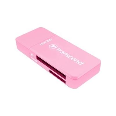Transcend USB3.0 SD/microSD Card Reader (pink) (TS-RDF5R)