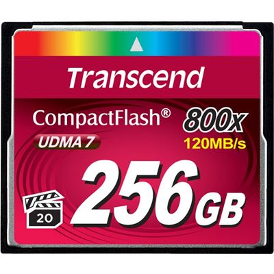 Transcend 256GB CF Card (800X) (TS256GCF800)