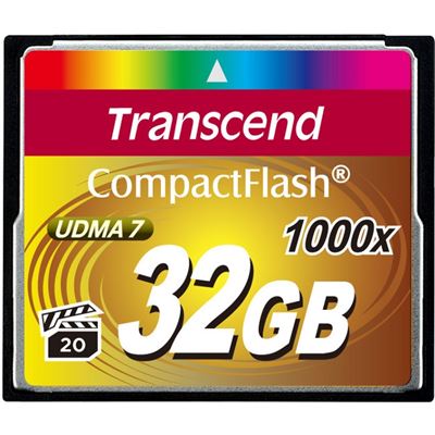 Transcend CompactFlash 32GB 1000X (TS32GCF1000)