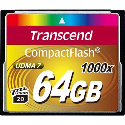Transcend CompactFlash 64GB 1000X (TS64GCF1000)