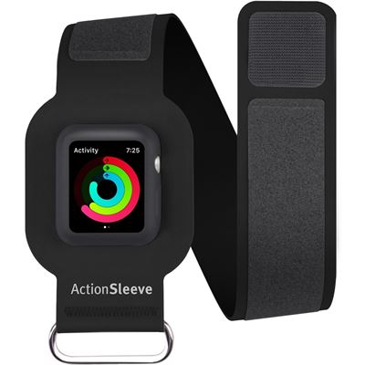 Twelve South ActionSleeve for Apple Watch 42mm - Black Slim (12-1702)