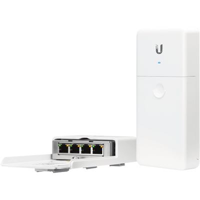 Ubiquiti NanoSwitch Outdoor 4 Port PoE Passthrough Switch (N-SW)