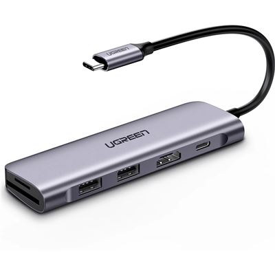 UGREEN USB-C to 2 Ports USB3.0-A Hub + HDMI + TF/SD with (UG-70411)