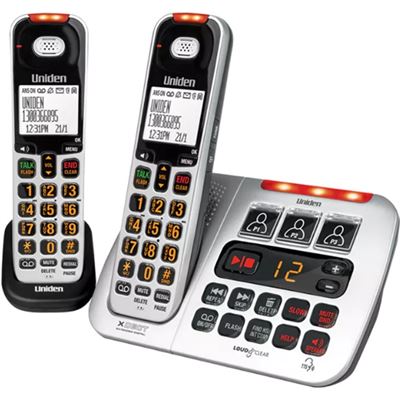 Uniden SS E45+1 Cordless phone Large Display Screen and (XSE45+1)