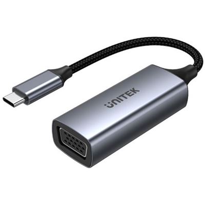 Unitek Slim USB-C to VGA Converter. Convert USB-C to VGA (V1413A)