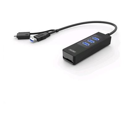 Unitek 3 Port USB 3.0 Hub + SD Card Reader and OTG Adapter (Y-3048A)