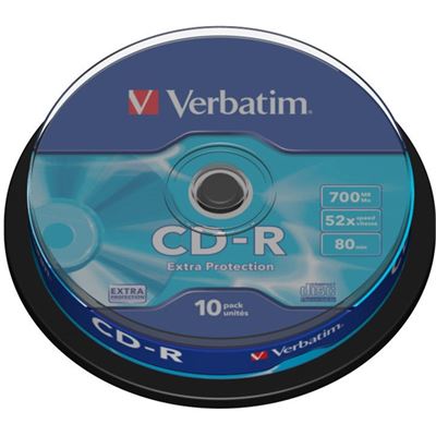 Verbatim CD-R 700MB 52X 10PK Spindle (43437)