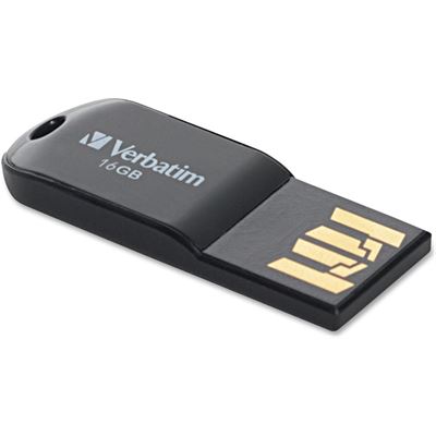 Verbatim Store'n' Go Micro USB Drive Black 16GB (44050)