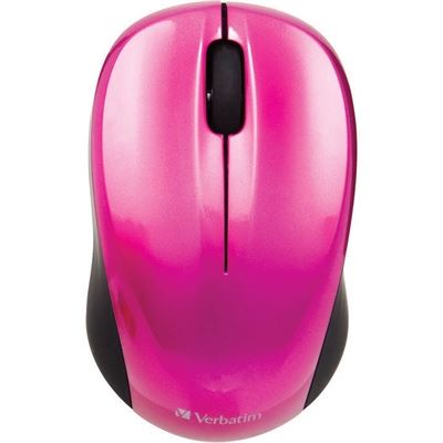 Verbatim GO NANO Wireless Mouse - Hot Pink (49043)