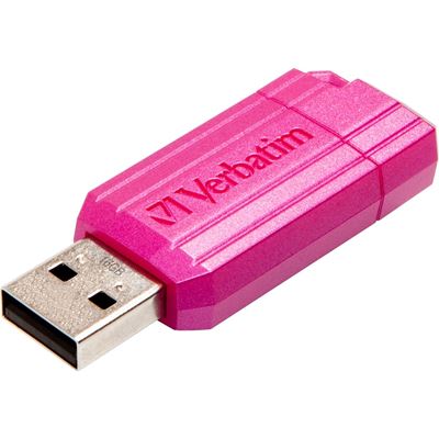 Verbatim Store'n'Go Pinstripe USB2.0 Flash Drive 16GB Pink (49067)