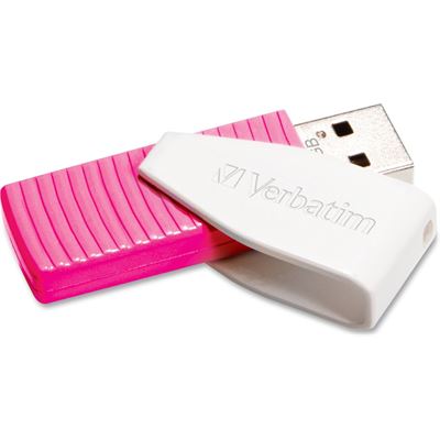 Verbatim Store'n'Go USB Drive Swivel 16GB - Pink (49813)
